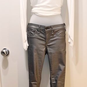 Rag & Bone Zipper Capri Skinny Jeans